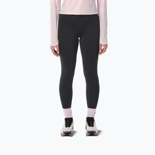 Damenlaufleggings Salomon Shakeout Core Warm Tights deep black