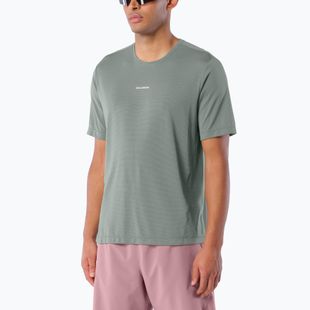 Herren-Laufshirt Salomon Shakeout Core SS Tee castor gray
