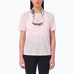 Damen-Laufshirt Salomon Shakeout Core SS Tee icy pink