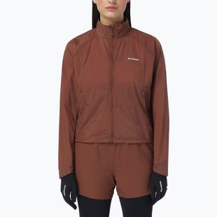 Damen-Laufjacke Salomon Shakeout Fly burnt umber