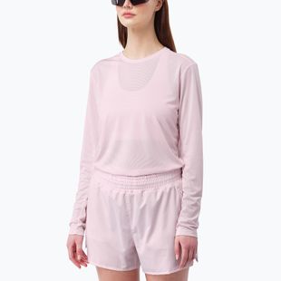 Damen-Laufshirt mit langen Ärmeln Salomon Shakeout Core LS Tee icy pink