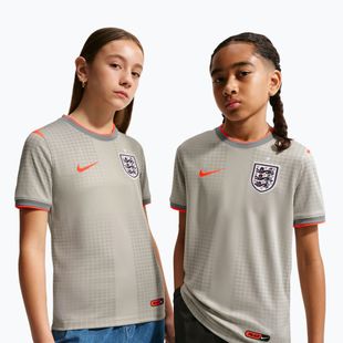 Kinder-Fußballtrikot Nike England Pre-Match pewter grey/bright crimson