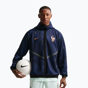 Herren Fußballjacke Nike FFF Dri-FIT Soccer Anthem blackened blue/metallic copper