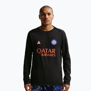 Herren-Fußball-Longsleeve Nike Inter Milan Academy Pro Warm SE black/safety orange