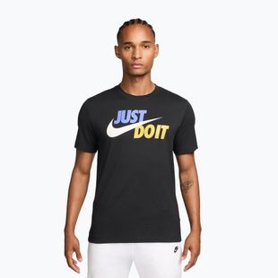 Herren T-Shirt Nike Sportswear JDI black/sapphire/sail/saffron quartz