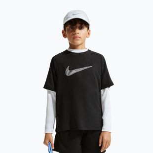 Kinder-T-Shirt Nike Multi Dri-Fit black/white