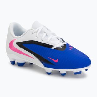 Kinder-Fußballschuhe Nike Phantom 6 Low Club MG racer blue/white/pink blast