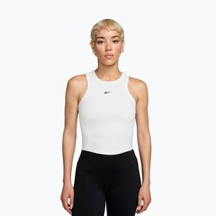 Damen-Tanktop Nike One Fitted Dri-Fit Cropped Tank thunder white/black