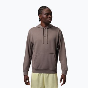Herren Sweatshirt Nike Sport Crossover Dri-Fit olive grey/black