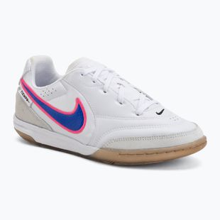 Kinder-Fußballschuhe Nike Tiempo Streetgato Jr white/pink blast/racer blue