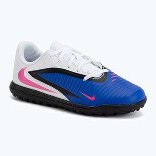 Kinder-Fußballschuhe Nike Jr. Phantom 6 Low Club TF racer blue/white/pink blast