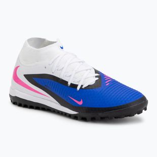 Herren-Fußballschuhe Nike Phantom 6 High Academy TF racer blue/white/pink blast
