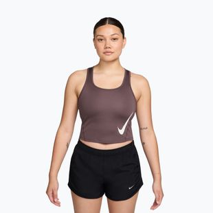 Damen-Laufshirt Nike Swoosh Run Dri-Fit tattoo/black/white