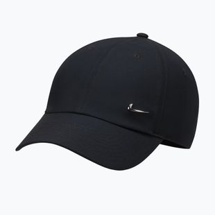 Basecap Nike Dri-Fit Club Unstructured Metal Swoosh 2026 black/metallic silver