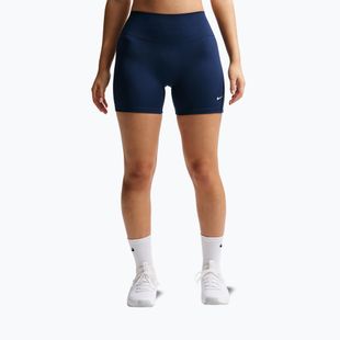 Damen Trainingsshorts Nike One midnight navy/white