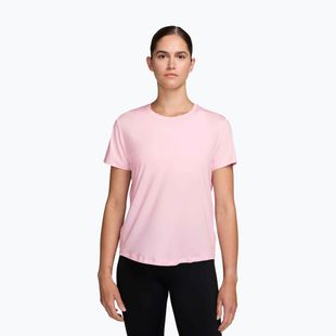 Damen-T-Shirt Nike One Classic Dri-Fit pink foam/white