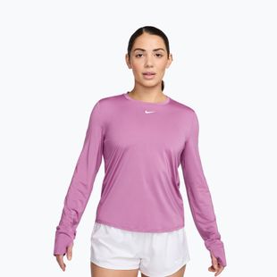 Trainings-Langarmshirt Nike One Classic Dri-Fit light magenta/white