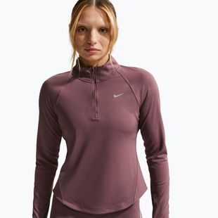 Damen-Laufoberteil Nike Tempo Swoosh Run Dri-Fit 1/4-Zip tattoo/white