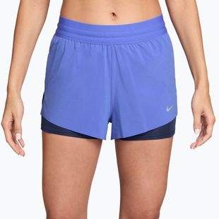 Damen-Laufshorts Nike Swift Mid-Rise 2in1 sapphire/midnight navy
