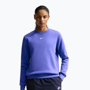 Damen Sweatshirt Nike Sportswear Phoenix Fleece Crewneck light medium blue/sail
