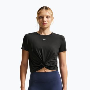 Damen-T-Shirt Nike One Classic Twist Dri-Fit black/white