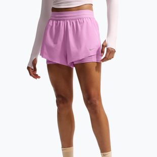 Damen-Laufshorts Nike Swift Mid-Rise 2in1 light magenta/light magenta