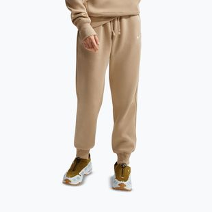 Damenhose Nike Sportswear Phoenix Fleece Mid-Rise linen/sail