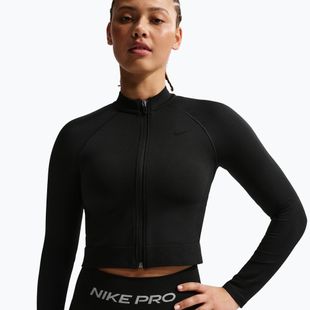 Damen-Trainingssweatshirt Nike Pro Seamless black