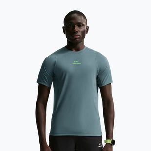 Trainings-T-Shirt Herren Nike Pro Training Dri-Fit mineral slate/green strike