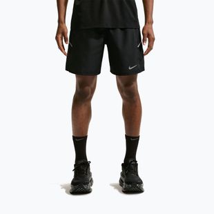 Herren-Laufshorts Nike Miler Dri-Fit 2in1 7" black/black