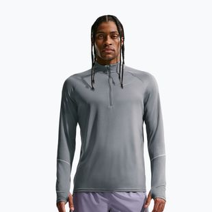 Laufsweatshirt für Herren Nike Miler Dri-Fit UV 1/2 Zip smoke grey