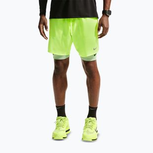 Herren-Laufshorts Nike Stride Dri-Fit Brief-Lined 7" volt ice