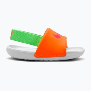 Kinder-Badeschuhe Nike Kawa total orange/green strike