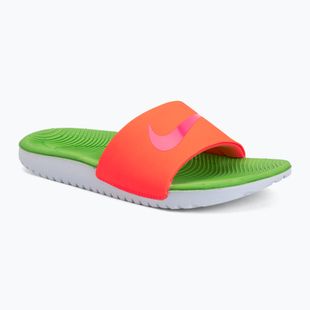 Kinder-Badelatschen Nike Coffee total orange/green strike/hyper pink