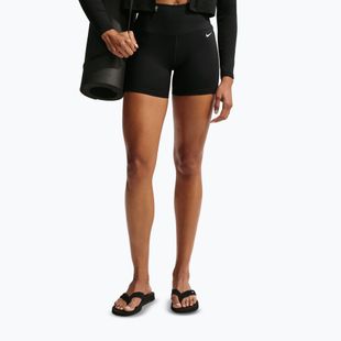 Damen-Shorts Nike One High Waisted Biker 5" black/black/white