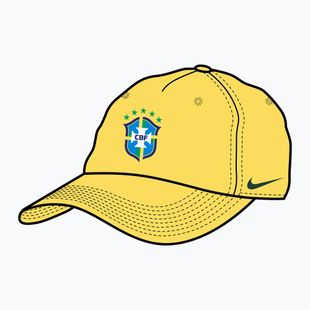 Basecap Nike Club Brazil Poly canary