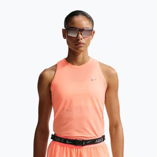 Damen-Laufshirt Nike Swift Breathe Dri-Fit orange pulse/photon dust