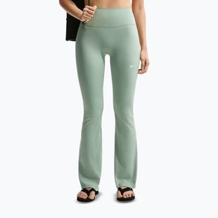 Damenleggings Nike One High Waisted Flared steam/white