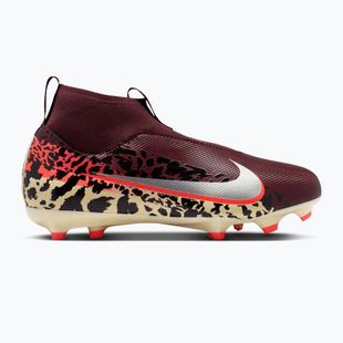 Kinder-Fußballschuhe Nike United Jr. Mercurial Superfly 10 Academy MG burgundy crush/metallic silver