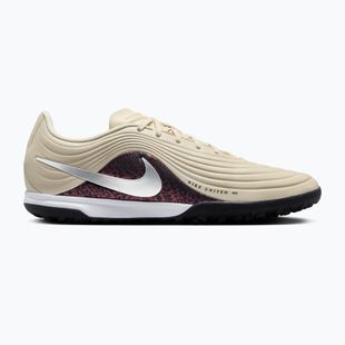 Herren-Fußballschuhe Nike United Tiempo Maestro Academy TF fossil/burgundy crush/metallic silver