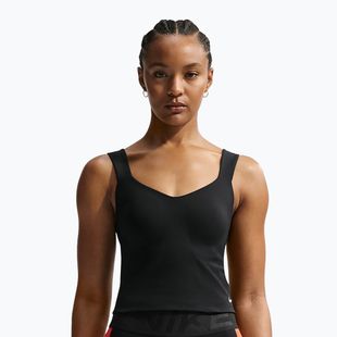 Damen-Trainingsshirt Nike Pro Sculpt Medium Support Padded Tank black/white
