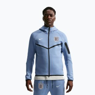 Herrenpullover Nike England Tech Fleece Windrunner Full Zip work blue/white