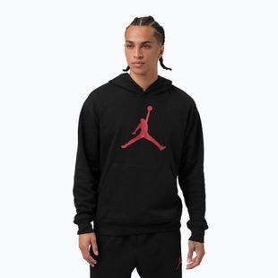 Herren Hoodie Nike Jordan Pullover Hoodie black/gym red