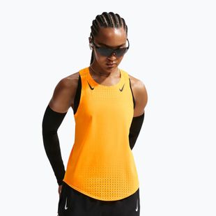 Damen-Laufshirt Nike AeroSwift Dri-Fit ADV Singlet laser orange/black