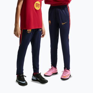 Kinder-Fußballhose Nike FC Barcelona Strike Dri-Fit blackened blue/noble red/yellow
