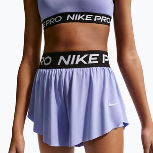 Kindershorts Nike Pro Dri-Fit 2in1 light thistle/black/white