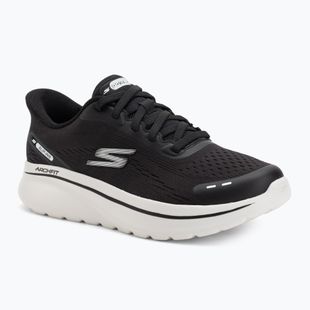 Herren Schuhe SKECHERS Go Walk Arch Fit N-Joy Nobend schwarz/weiß