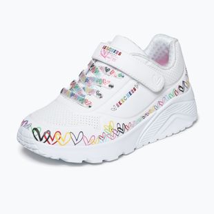 Kinderschuhe SKECHERS Uno Lite Heart Craze white/multi