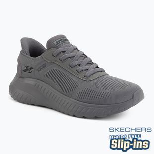 Herrenschuhe SKECHERS Bobs Squad Chaos Solid Step gray