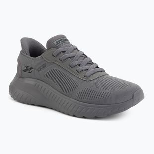 Herrenschuhe SKECHERS Bobs Squad Chaos Solid Step gray
